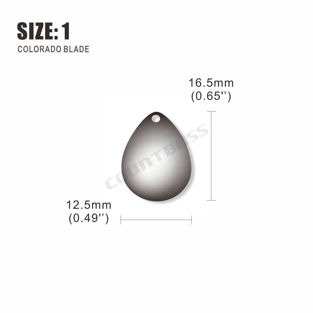 

Лезвия из никелевой стали для спиннера Колорадо, размер 1-12,5x16,5 мм, гладкая отделка, приманка для спиннинга «сделай сам», приманка для рыбалки, джиг для льда, снасть, рукоделие, 50 шт.