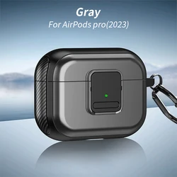 For Airpods Pro USB C Earphone Case With Hook Shockproof Wireless Headphone Cover For Airpods Pro 2 3 1 TPU Protective Shell