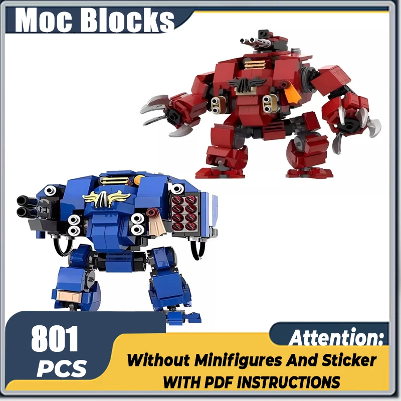 

MOC-175634 Ballistus Dreadnought Mecha Warrior Model Battle Robot Puzzle Building Blocks Bricks Assemble Toys Creative Kids Gift