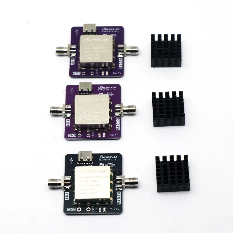 

868M 915M 2.4G 5.8G Two-Way Amplifier 2W RF POWER AMP SMA Receiver transmitter Signal LORA Helium Miner WiFi Drone Image Trans