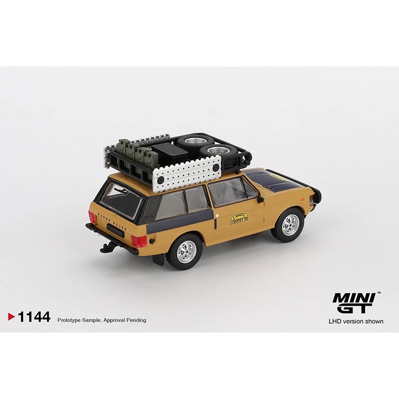 ما قبل البيع MINIGT 1144 1:64 رينج روفر 1981 كأس الجمل سومطرة دييكاست نموذج سيارة مجموعة اللعب #4