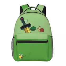 Finn The Human Adventurer Backpack New Fashionable Schoolbag Students Backpacks Daily Rucksack Large Capacity Knapsack