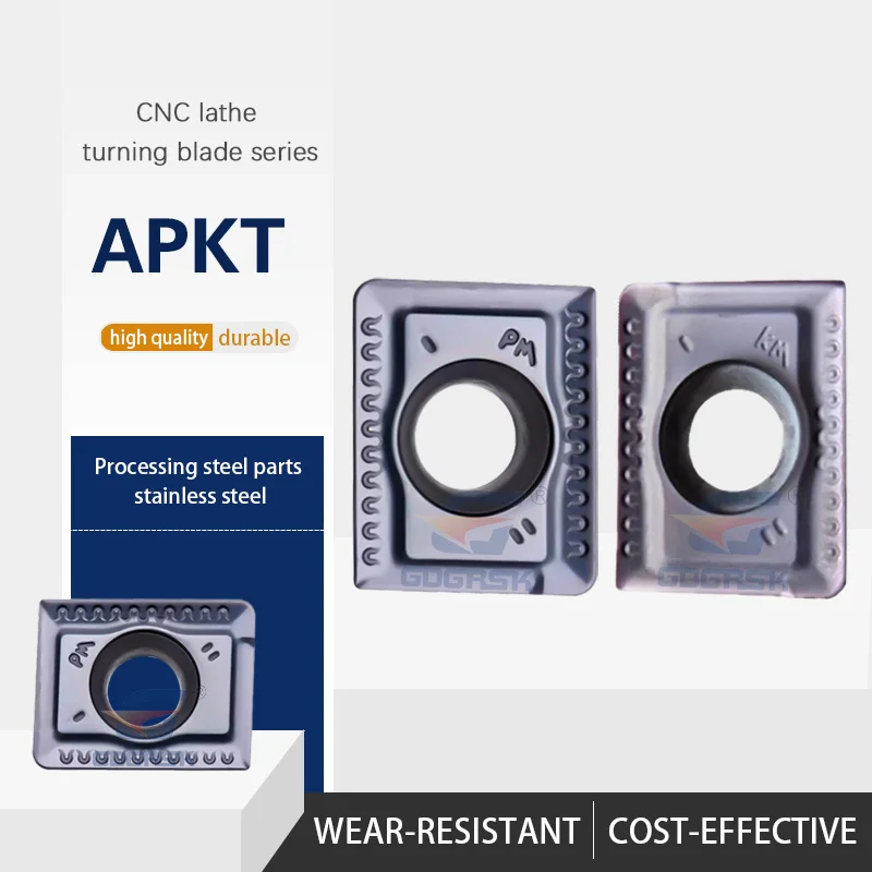 

APKT150412-KM DBG152APKT150412-PM DBG302 Твердосплавные вставки для инструментов с ЧПУ Высокое качество, высокая производительность, высокая прочность Бесплатная доставка