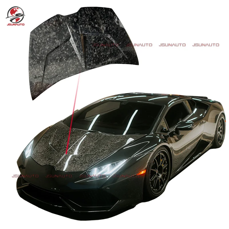 

Для Lamborg Huracan Evo LP610 LP600 подтяжка лица кованое углеродное волокно передний багажник капот 1016 стиль запасная часть