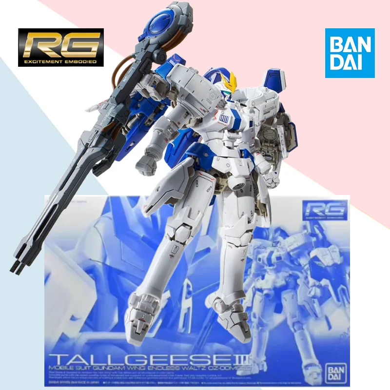 

Bandai original model set RG 1/144 OZ-00MS2B TALLGEESE Ⅲ Tallgeese3 action figure assembly model toy robot collection boy gift