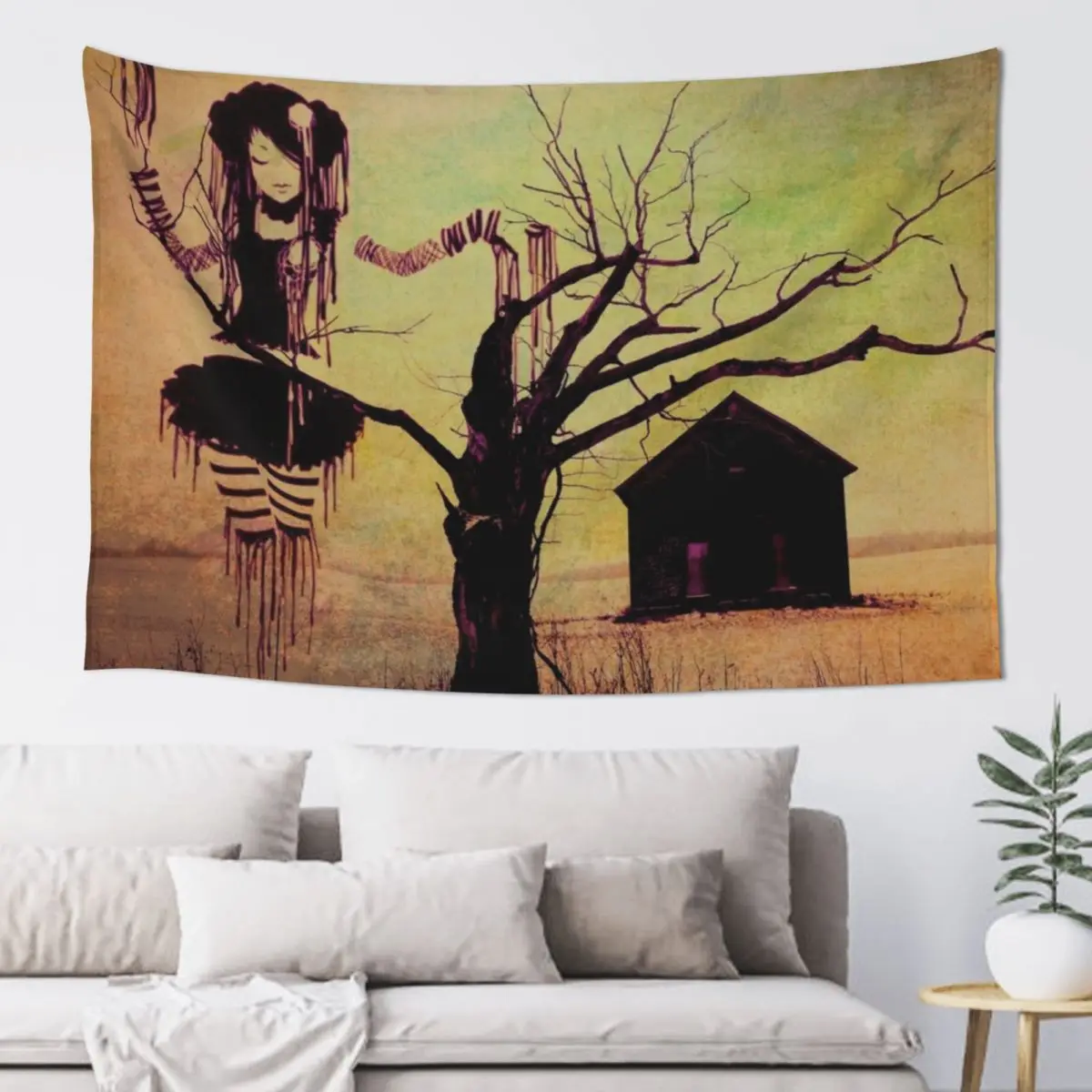 

Gothic Tapestry Funny Home Decor Aesthetic Home Decoration Accessories Tapestry