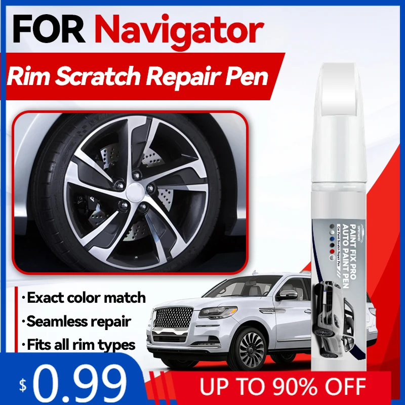 

Карандаш для подкраски колесных дисков, эксклюзивно для Lincoln Navigator 1990-2026, средство для ремонта краски, удаления царапин, DIY