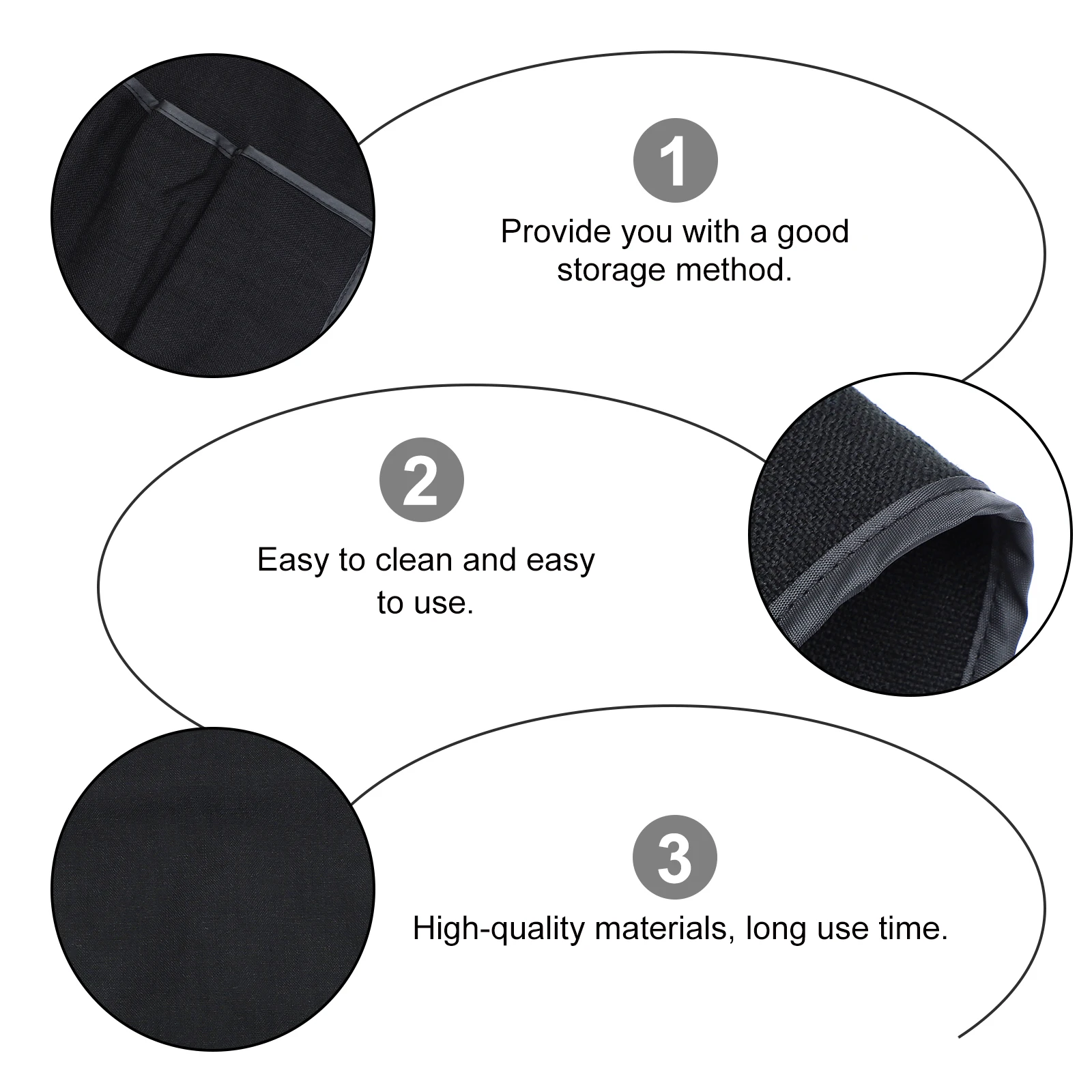 

Sofa Armrest Bag Storage ganizer Pouch Pocket Black Child Lounge Chair Chaise Longue Cover Cellphone Tablet Watch Keys Glasses