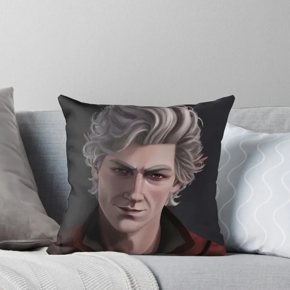 

Astarion Portrait Active Throw Pillow Throw Pillow Luxury Sofa Cushions sleeping pillows Pillow