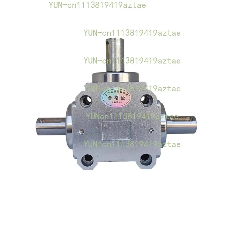 AAAAStainless Steel Right Angle Steering Box Cast Steel Gearbox 40N.M Large Load 2.5 Module 16 Teeth 90 Degree Commutator Gear