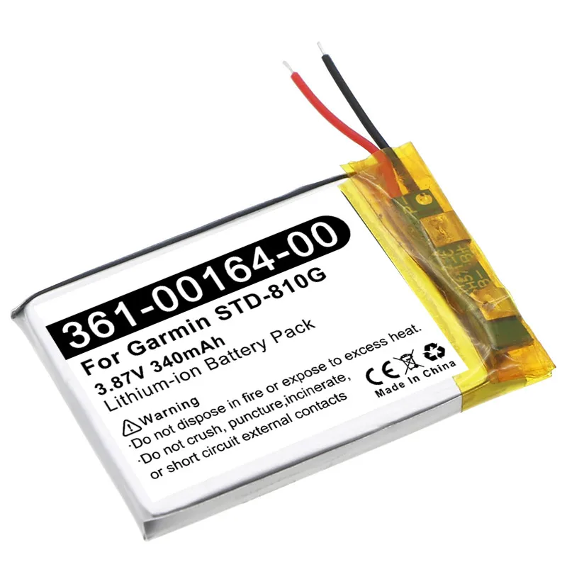 New High Quality Battery 361-00164-00 For Garmin Instinct solar Instinct STD-810G Watch Battery + Free Tools
