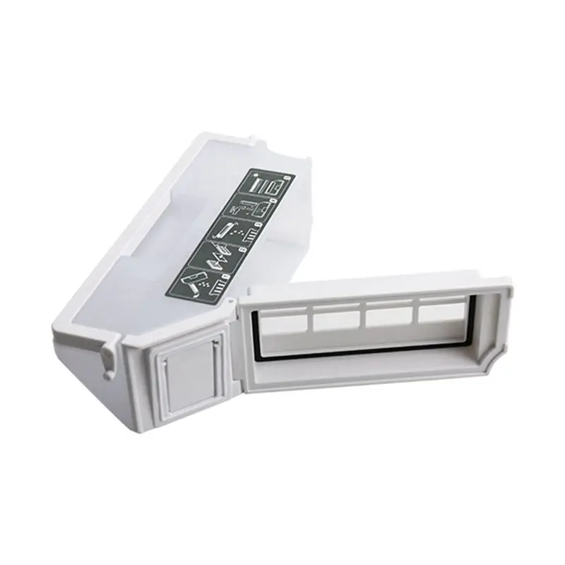 A83G Vacuum Dust Box for ECOVACS DEEBOT T10/T10 Turbo/X1, Large Capacity Transparent Trash Dust Box Replacement Accessories,