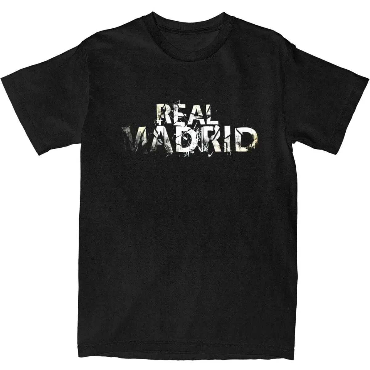 Man T Shirt Real Madrided T-Shirts Harajuku Top Team Summer Tee Shirt Vintage Casual Cotton Clothes Plus Size 6XL