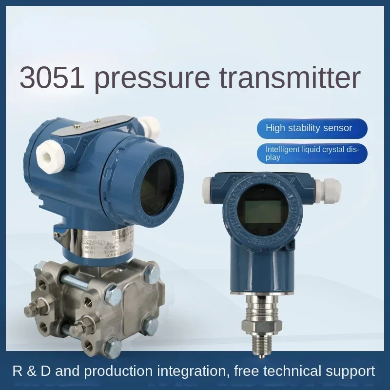 Capacitive pressure transmitter, differential pressure sensor, high-precision 3051