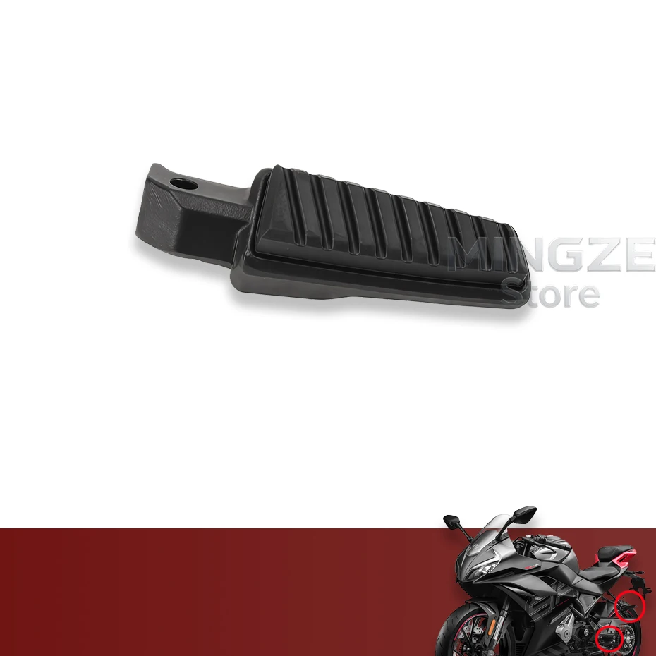 دراجة نارية الجبهة الخلفية مجموعة مسند القدمين عدم الانزلاق الدواسات الراحة أوتاد القدم جبل عدة ل CFMOTO 250SR 300SR CF250-6 MY22 CF250SR sr250 #4