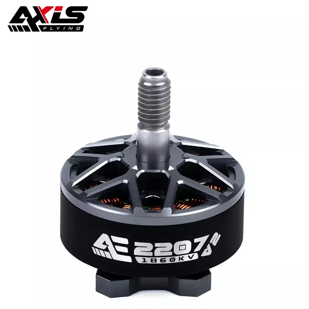 4 Stück Axis flying ae2207 v2 1860kv 1960kv 4 ~ 6s Lipo bürstenloser Motor 5mm für RC fpv 5/6inch Freestyle Racing Drohne Quadcopter