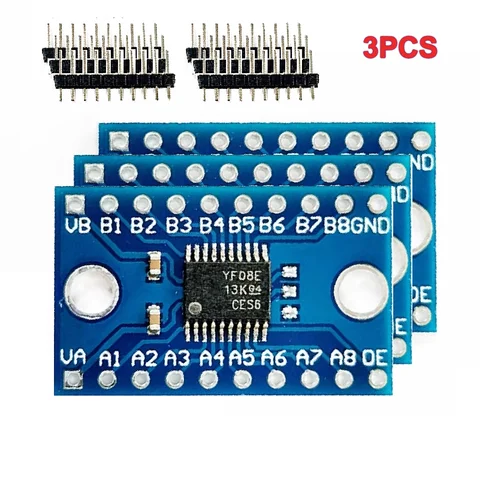 3pcs TXS0108E Module 8 Channel Logic Level Converter Bi-Directional High Speed Full Duplex Shifter 3.3V 5V TXS0108 jyjd