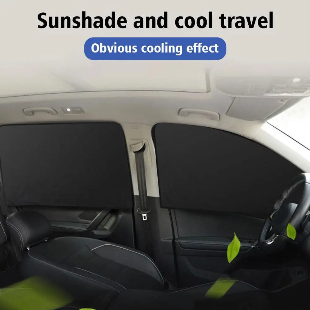 Magnetic Car Sun Shade Foldable Side Window Mesh Sun Visor UV Protection Summer Car Window Accessories