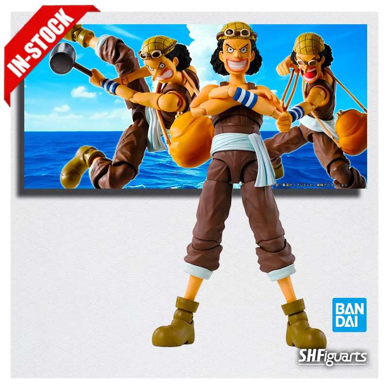 

Оригинальная коллекционная фигурка Bandai SHF One Piece 15 см Усопп: Романтика на рассвете, аниме, ПВХ, игрушки, подарки, коллекционные фигурки для детей