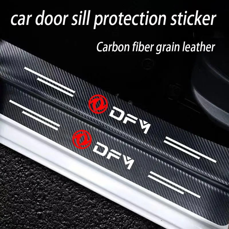 Car Sill Stickers Accessories for Dongfeng DFM Aeolus ax3 k01 Ax5 580 h30 c31 ax7 AX4 DFSK Glory 360 Cefiro MX6 S50 Accessories