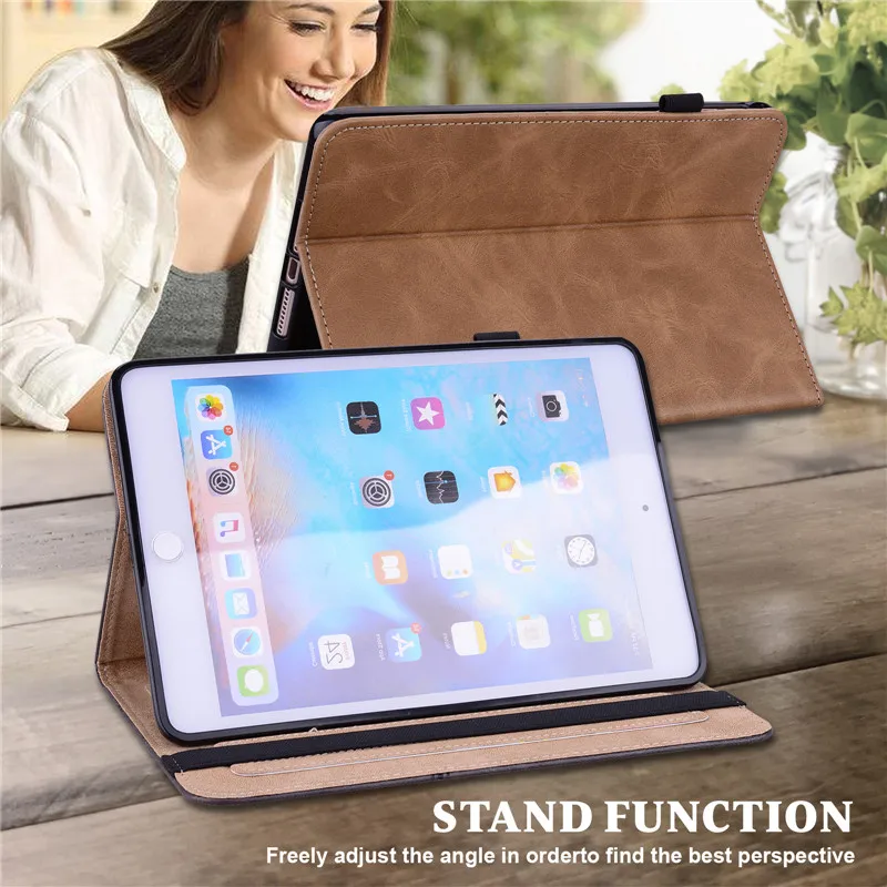 Funda For iPad Pro 2024 M4 Case Business PU Leather Flip Cover For Coque iPad Pro 13 11 inch 2024 Case Wallet Stand Cover
