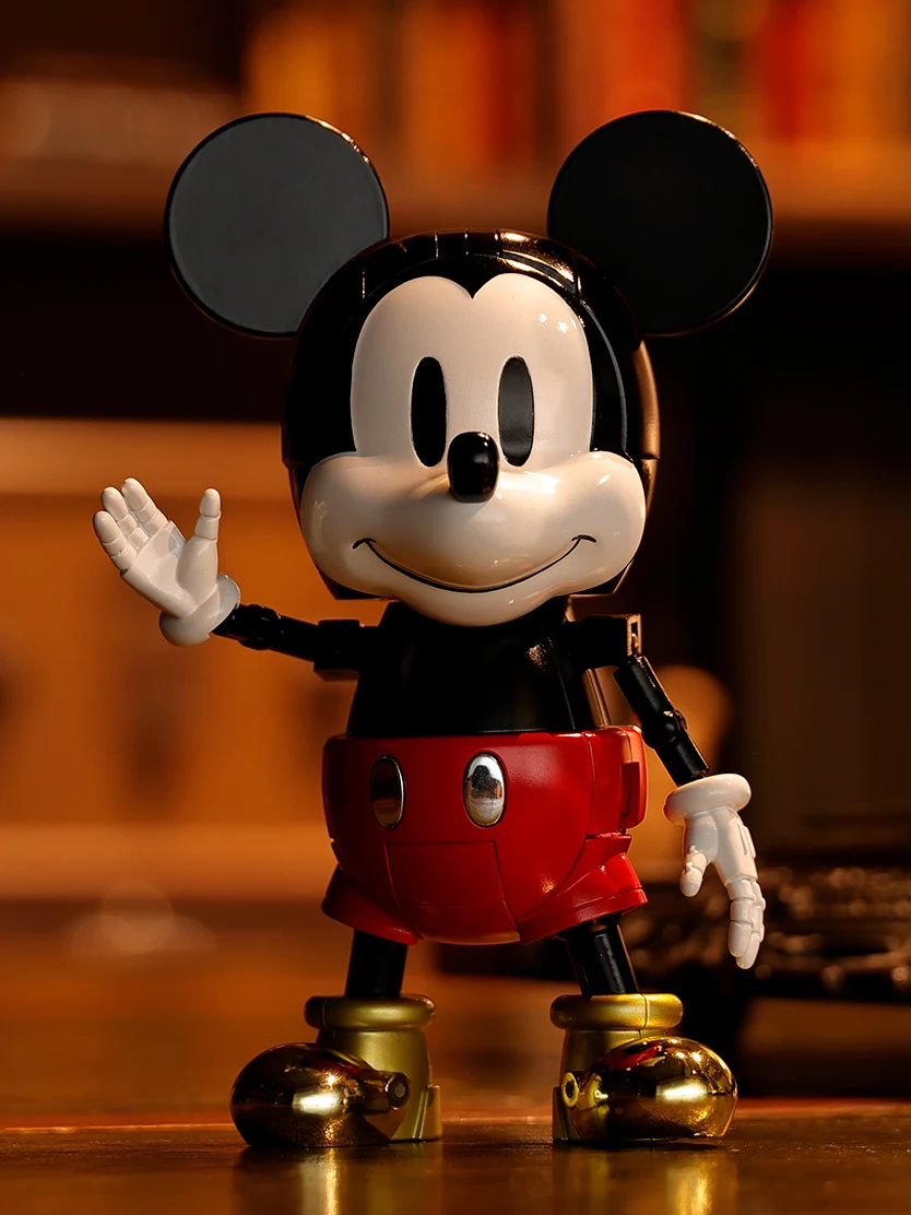 Auf Lager Original BANDAI CHOGOKIN Disney Super Transformation Mickey Mouse Figur Anime Action Modell Original Boxed Spielzeug