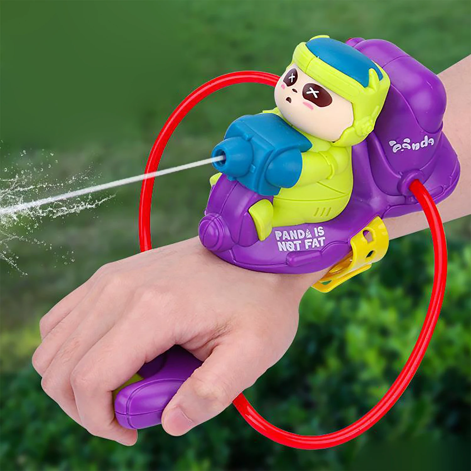 Children's wrist water gun, manual water sucking, summer water fights, outdoor interactive toys, beach swimming pool