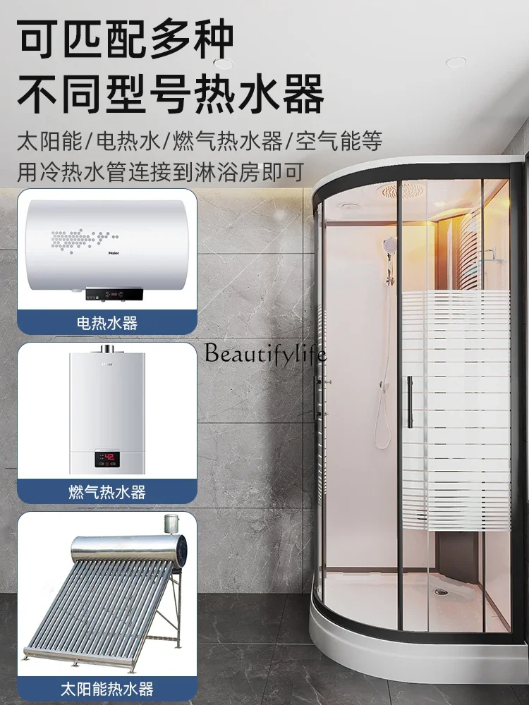 03.*Integral shower room Integrated household bathroom Rural bathroom Finished bath room Bathroom glass partition
