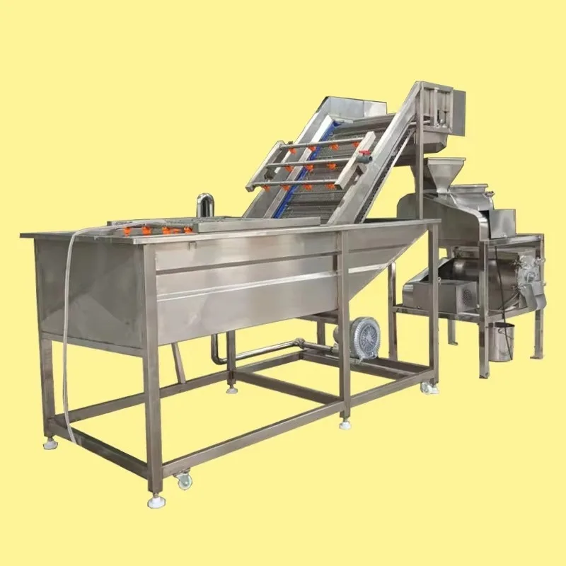 Small Passion Fruit Jam Extraction Production Line Mango Pulp Extractor Machine Mango Pulp Making Machine Customized
