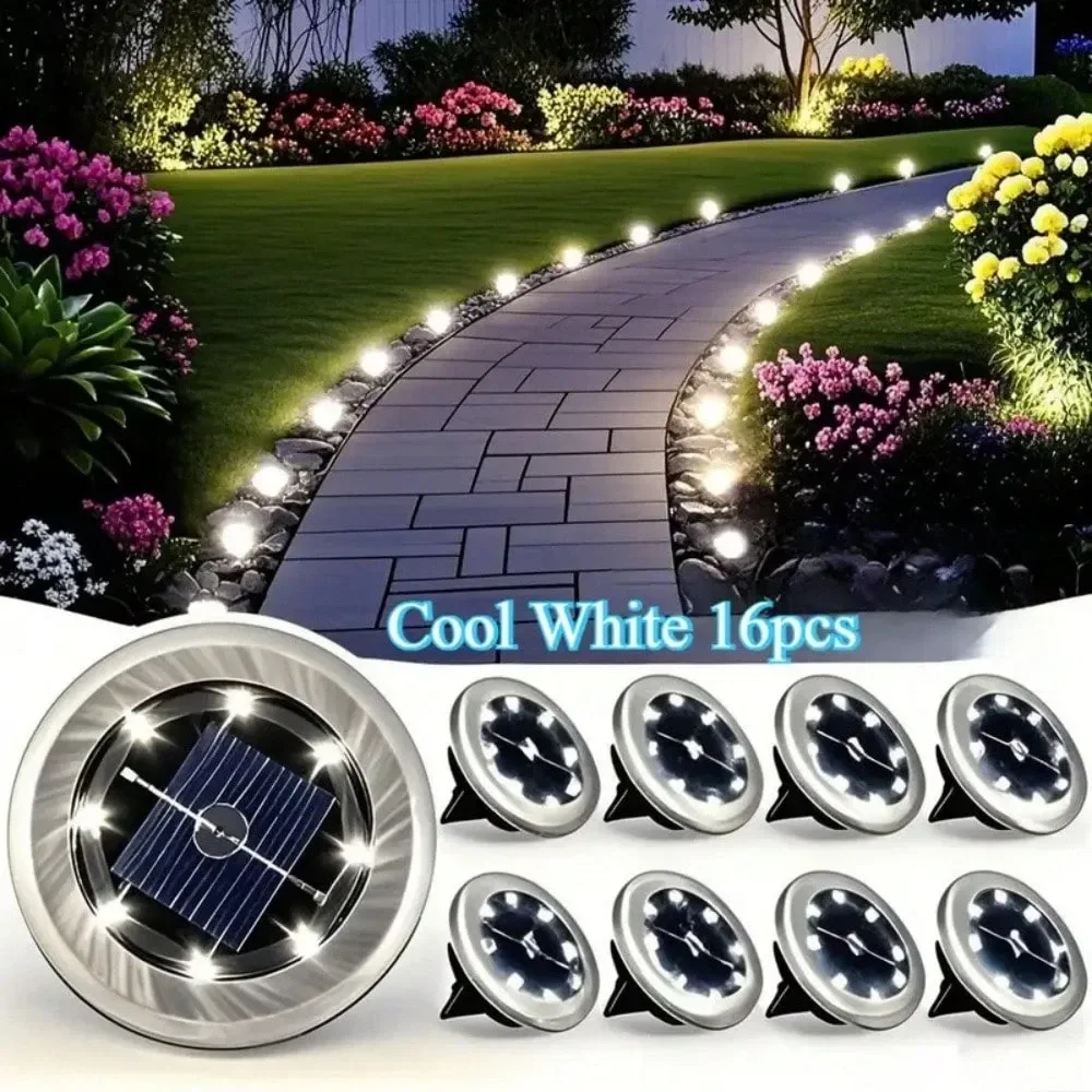 

Солнечные светильники для улицы, 400 мАч, водонепроницаемые светодиодные ландшафтные садовые светильники на солнечных батареях, подходят для дорожек, дворов, террас