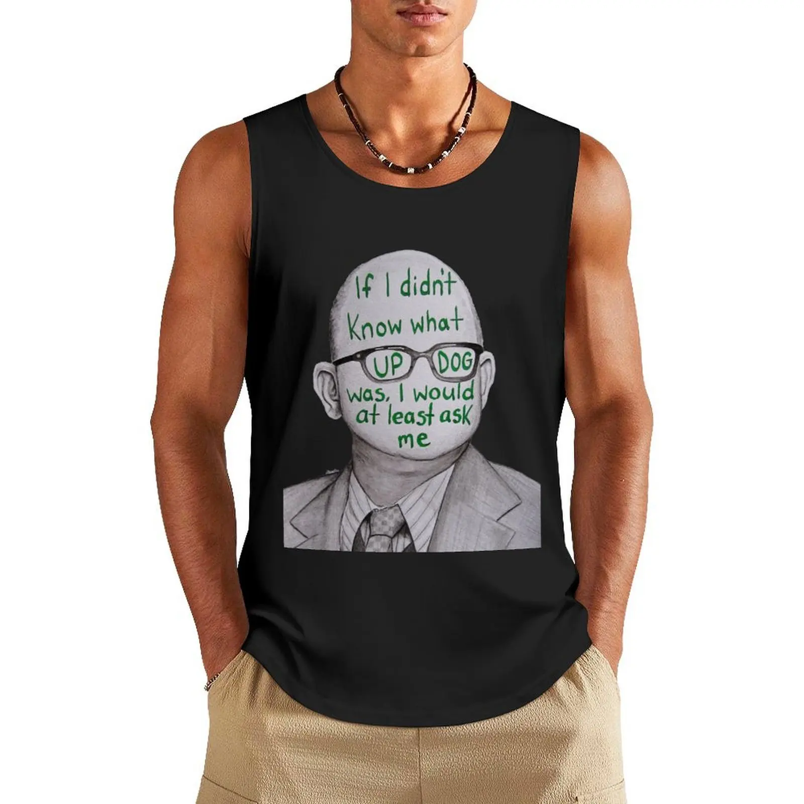 

Colin Shadows Quote Tank Top Sports shirt man summer Men's tops man vest