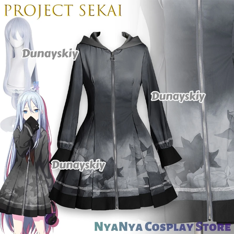 

Yoisaki Kanade Cosplay Anime Project Sekai Colorful Stage Feat 코스프레 Uniform Women Hooded Dress Outfits Party Set Halloween