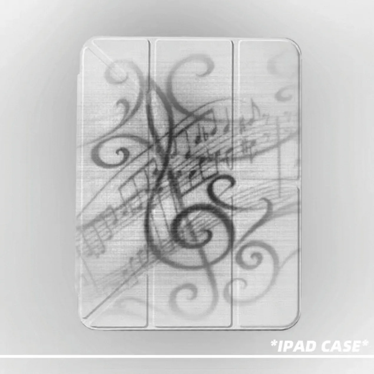 Creative Sketch Pattern Y-Fold Back Cover For iPad Air 11 Case iPad 10th 11th A16 9th Cover for iPad Pro 11 10.9in 13 M4 M5 2025