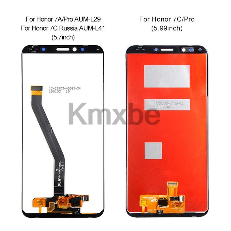 1Pcs For Huawei Honor 7C Lcd Touch Screen Digitizer For Honor 7A Pro Display AUM-L41 L29 ATU LX1 L21 Assembly With Frame