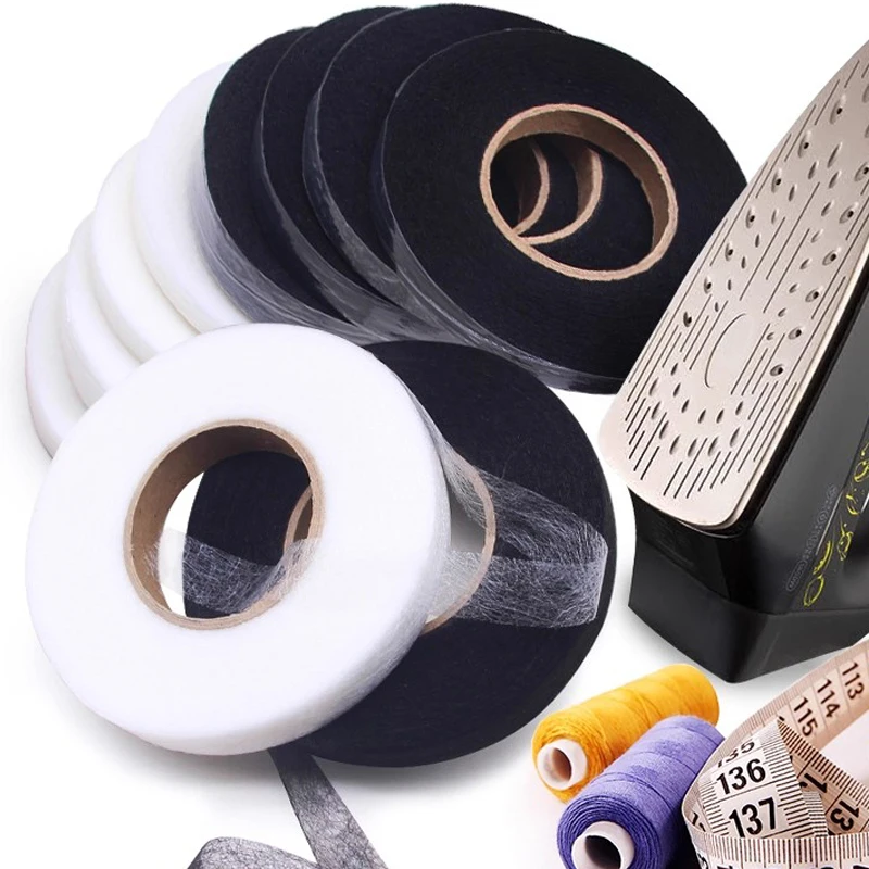 

60 м/рулон термоплавкая клейкая сетчатая лента с подолом, застежка для одежды, двухсторонняя клейкая лента, аксессуары для шитья своими руками, инструменты