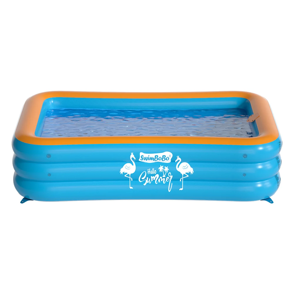 Swimbobo Brand Inflatable Swimming Pool Kids Baby Portable Accessories For Summer Outdoor Thicken PVC Large Swim Pools Family