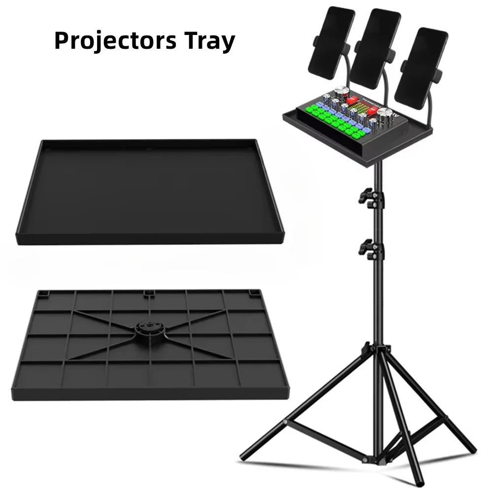 Portable Projector Platform Holder Plastic Tripod Tray With 1/4" Screw Adapter Accessory - view 5