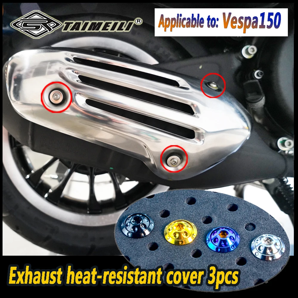 TAIMEILI titanium alloy screws are suitable for repairing and modifying screws in the Vespa150 motorcycle set NO.2