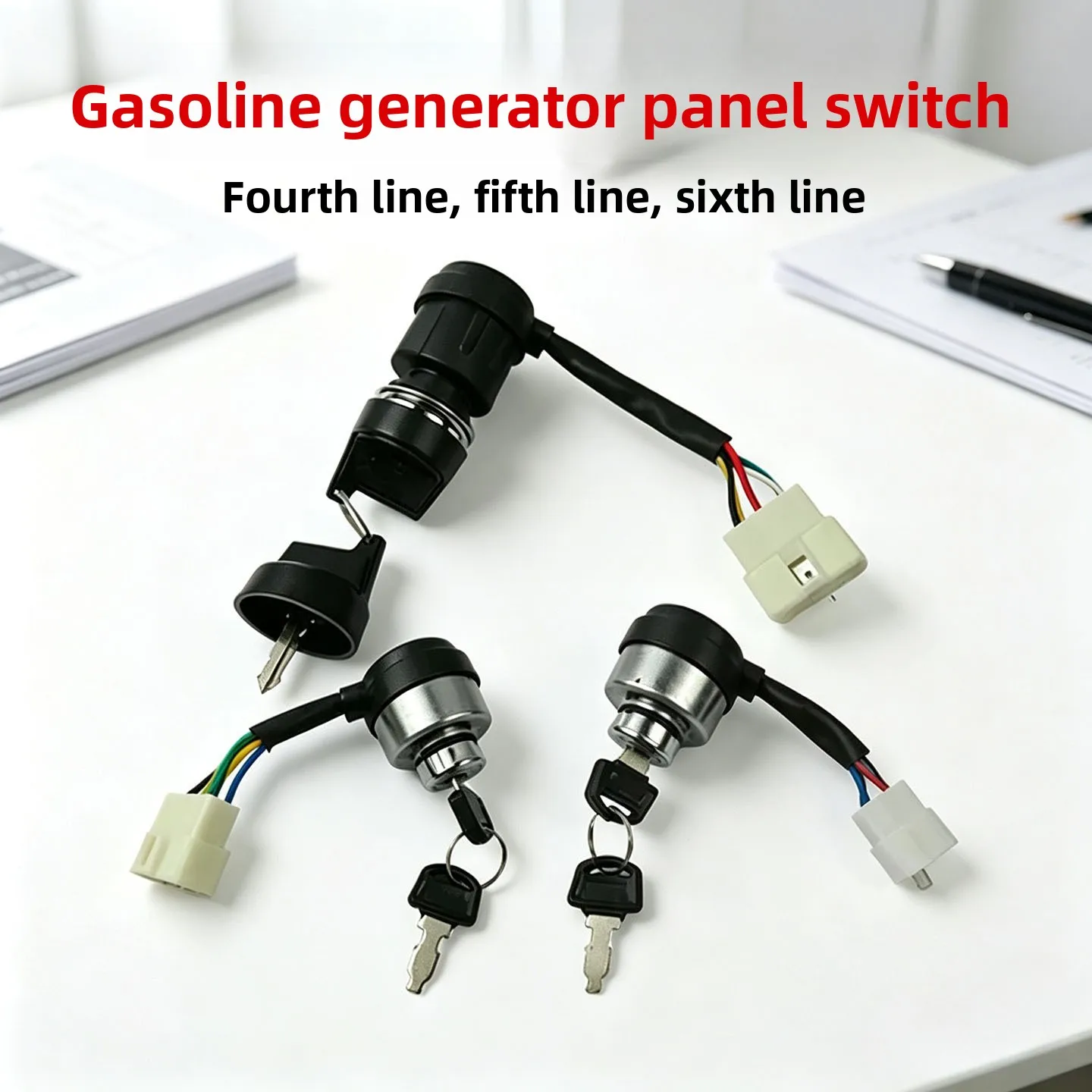 Generator Electric Door Lock Spot 5-8KW Model Four-wire Five-wire Six-wire Panel Starter Switch Factory Accessories