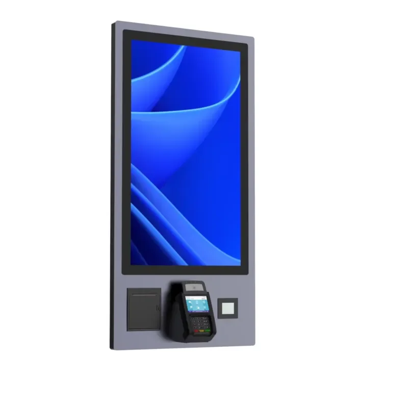 POS Terminal Holder 32 Inch Floor Stand or Wall Mount Kiosks Self Service