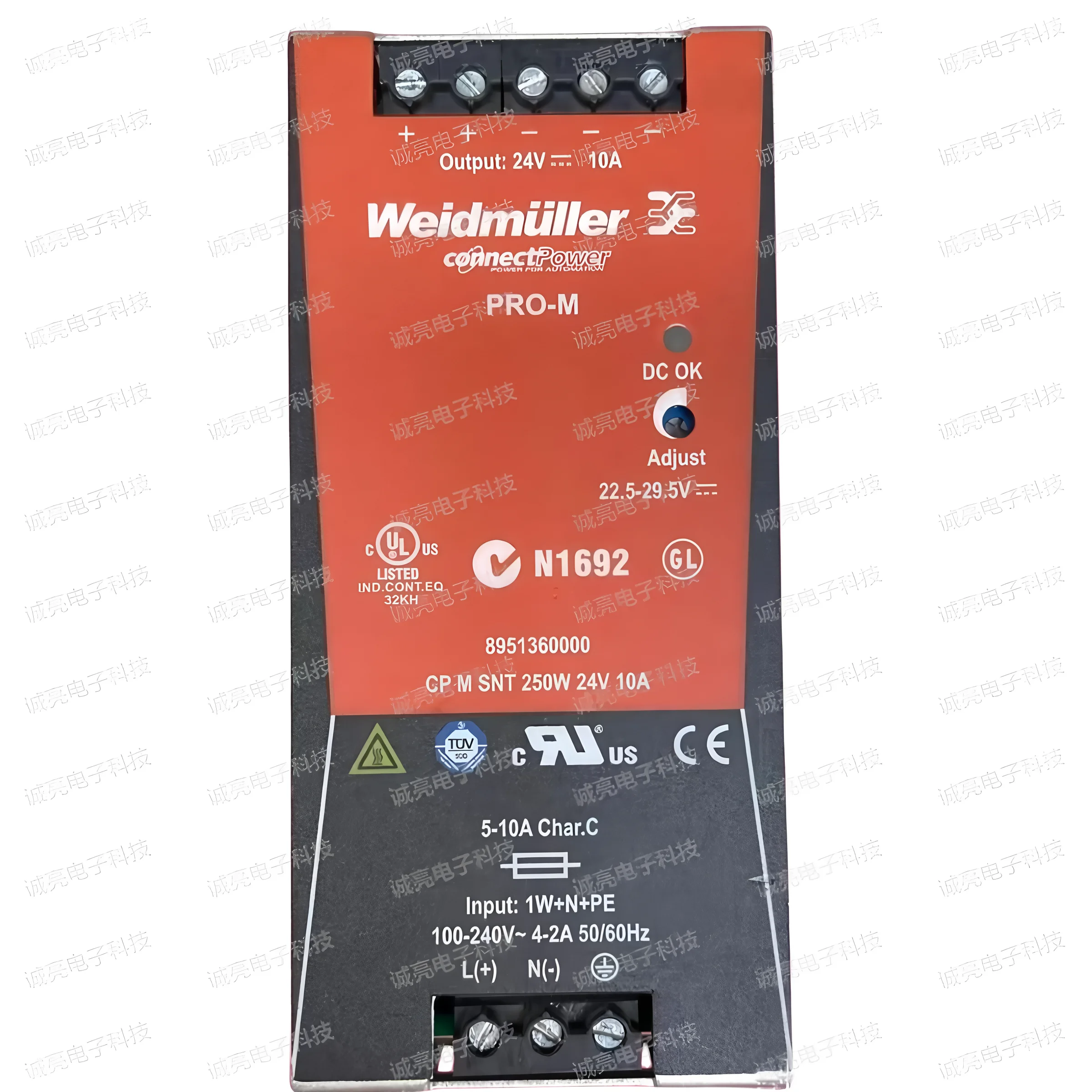 

1 шт. Совершенно новый оригинальный Weidmuller 8951360000 CP M SNT 250W 24V 10A 8951360000