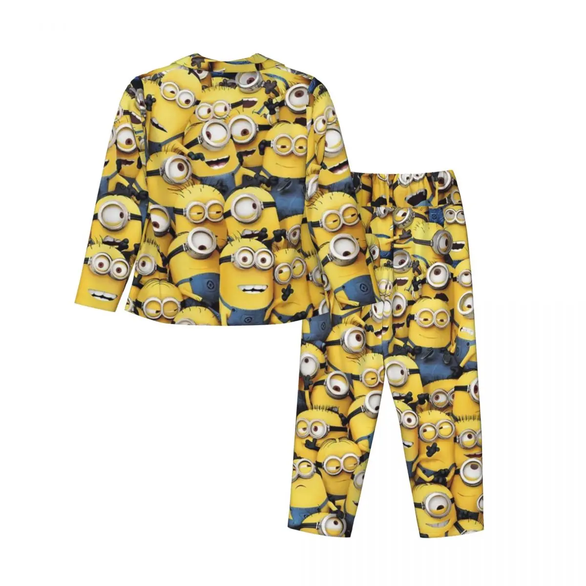 Minions Women Pajamas 2 Pieces Set Loungewear pyjama pour femme