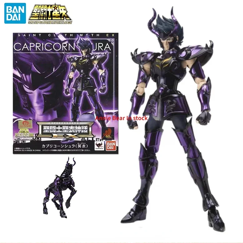 

In Stock BANDAI Holy Cloth Myth EX Capricorn Shura Hood PVC Animation Action Series Figure Model Toy Gift Collection