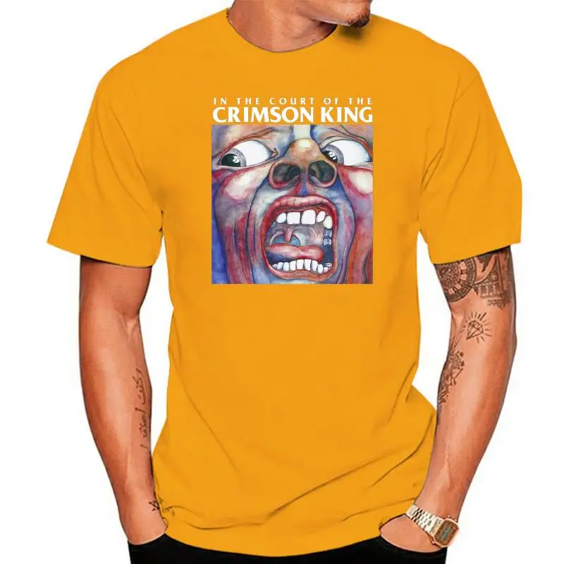 Men tshirt  KC - In the Court of the Crimson King (new)(2) cool Printed T-Shirt tees top