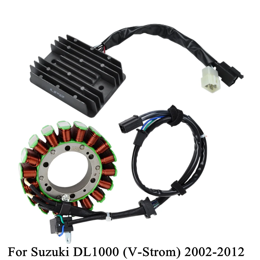 

For Suzuki DL1000 V-Strom V Strom 2002 2003 2004-2012 Motorcycle Regulator Rectifier + Stator Coil DL-1000 VStrom DL 1000