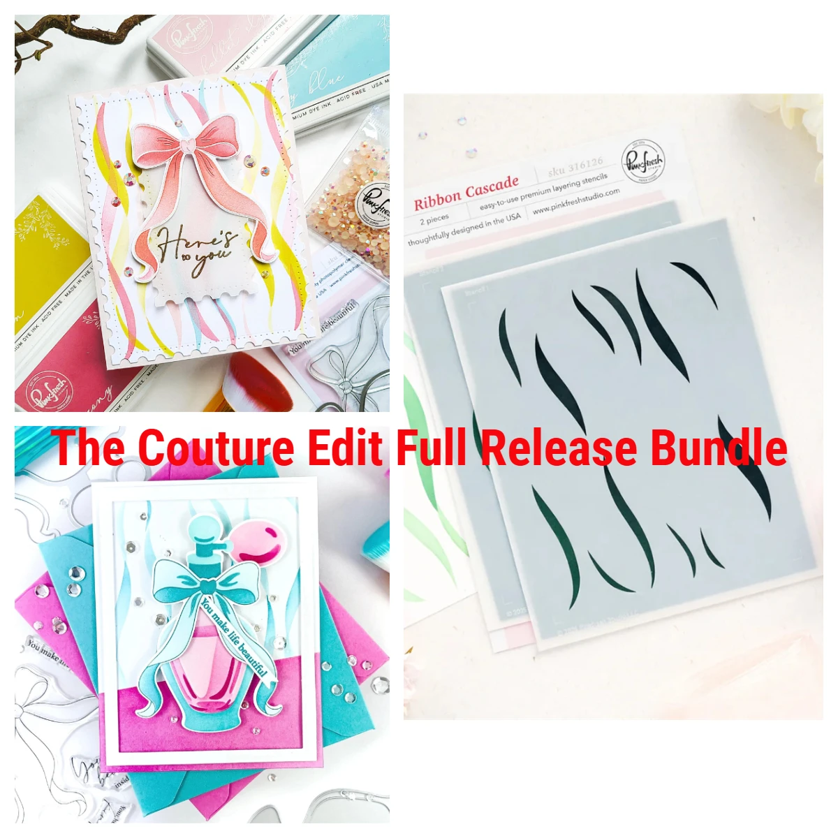 

Elegant Essence Metal Cutting Dies Clear Stamps Stencil Scrapbooking Embossing DIY Album Couture Edit Full Release Bundle Craft