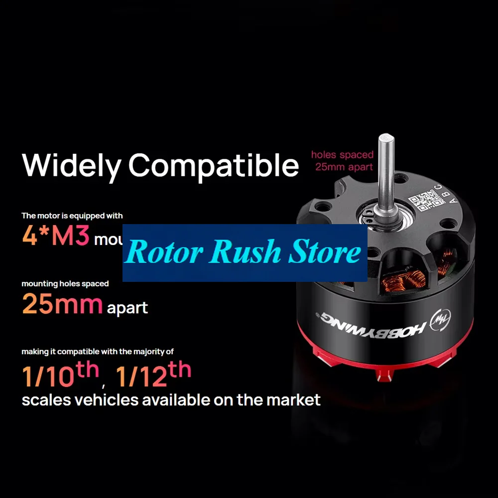 RoRuSHOBBYWING QuicRun Outer 3530SL Sensorless Brushless Motors 1700KV 2200KV For 1/10 1/12 RC Model Car Crawler Accessories