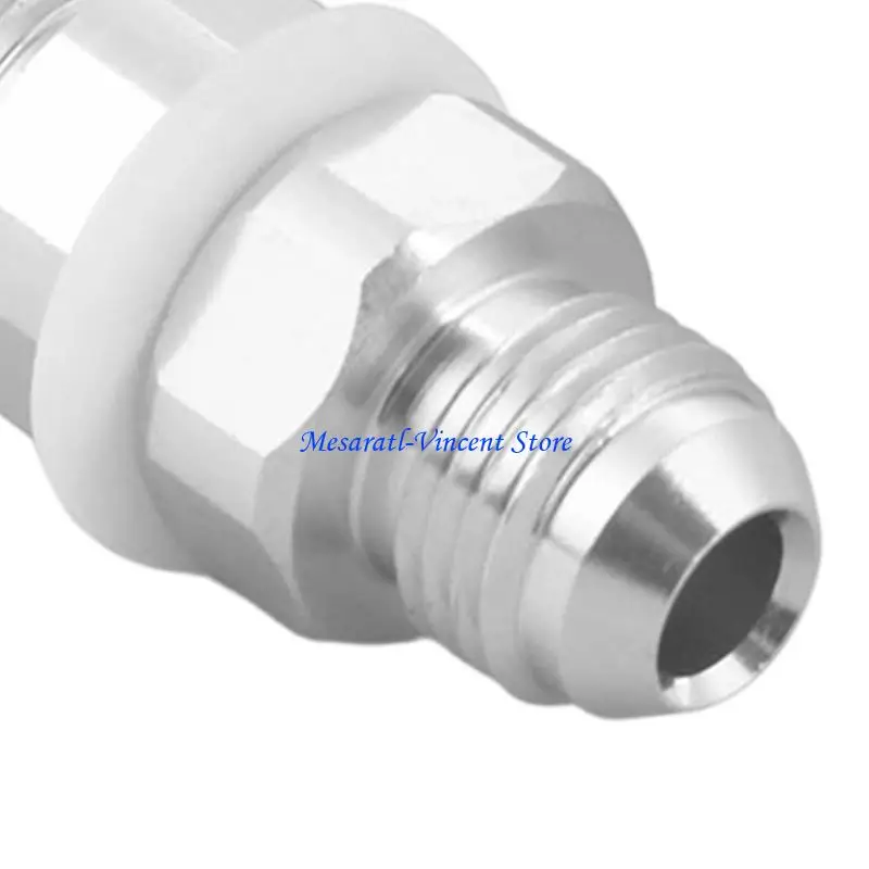 A70F Aluminum AN6 To 5/16 Inch Barbed Line Fitting For Vehicle Motorcycle And Pump Conversion