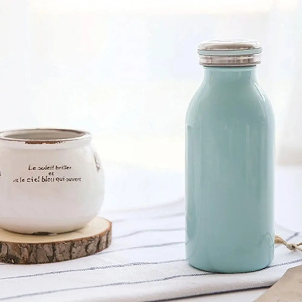 

Milk Vacuum Flasks Stainless Steel Cup Water Bottle Sports Travel Thermals MugTravel Insulated Cup (Color : A) (D)
