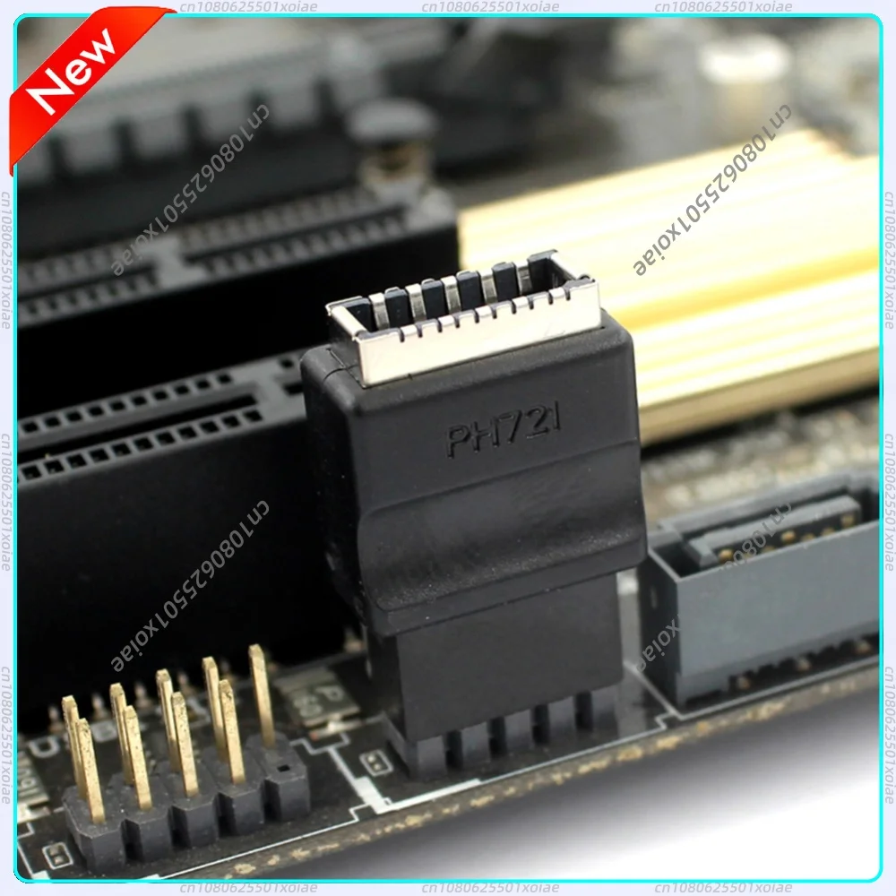 Motherboard USB2.0 9pin Male To Type-E Female Adapter TYPE-E Interface Header Adapter for Desktop PC Motherboard